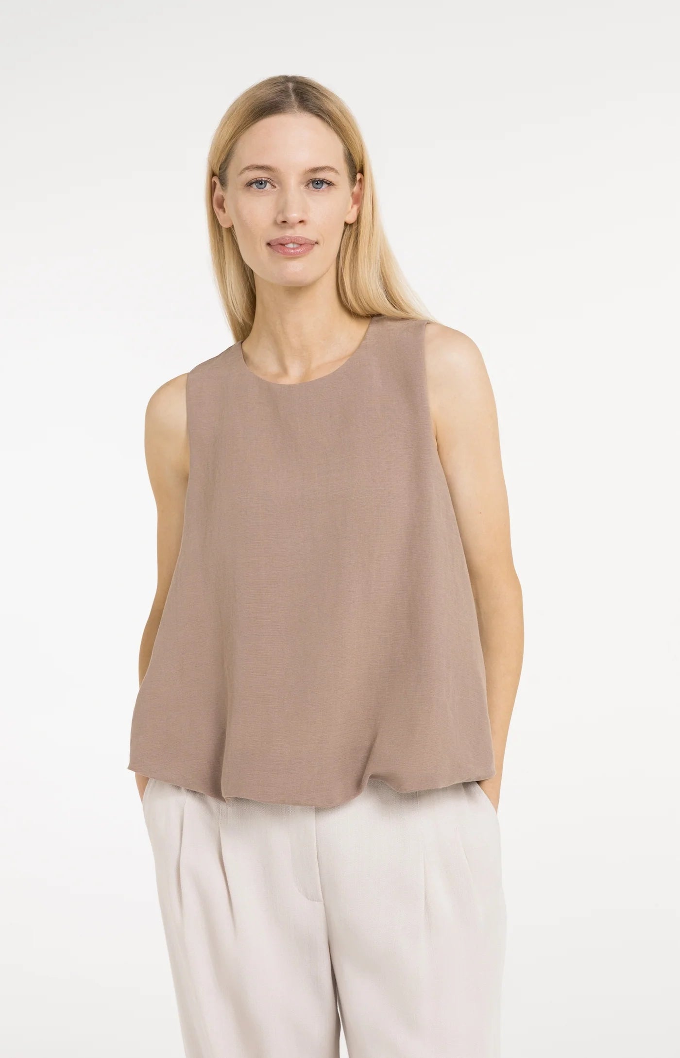 Balloon Top in Brownie Brown