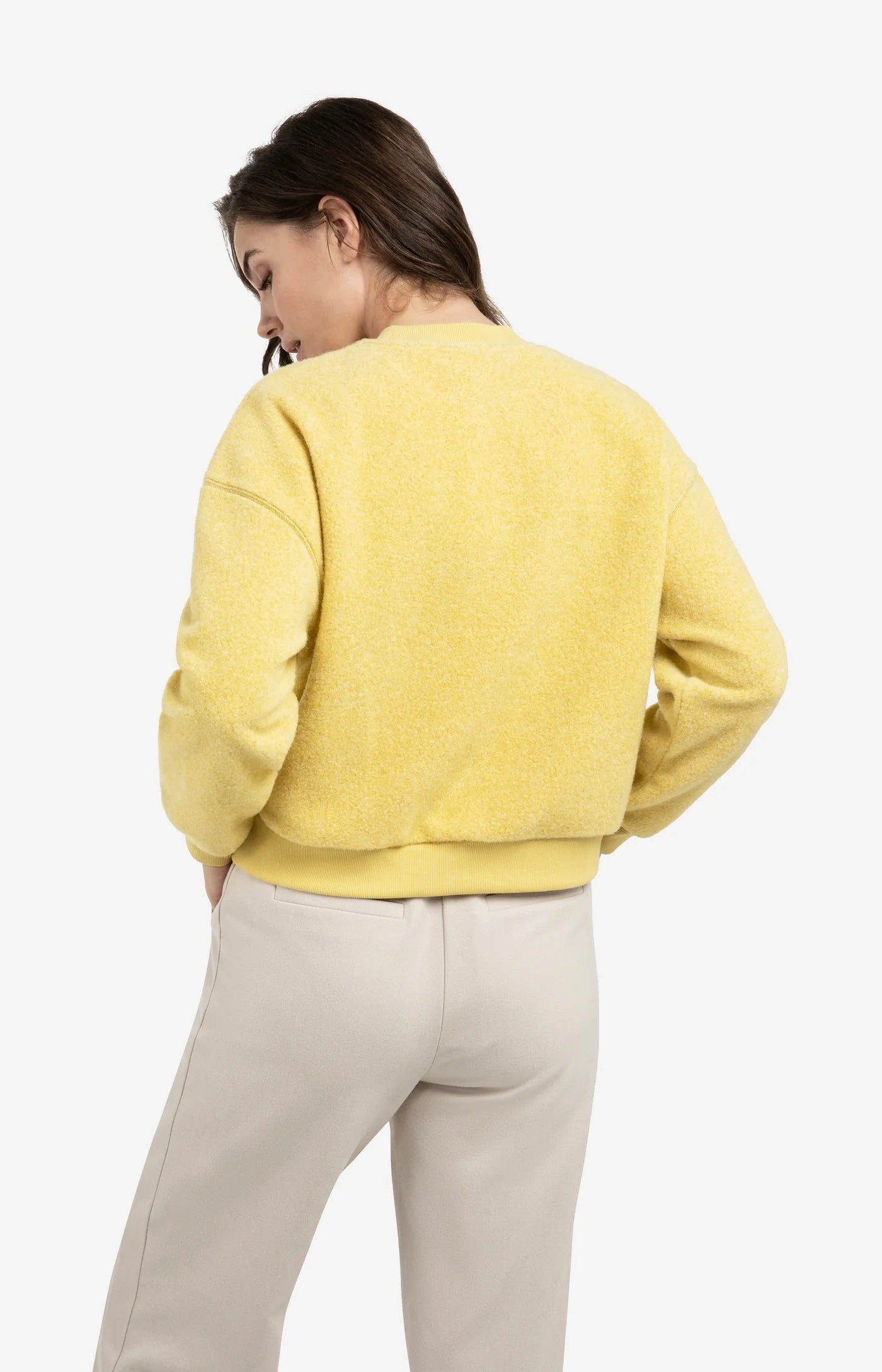 Teddy Sweater in Dried Moss Green