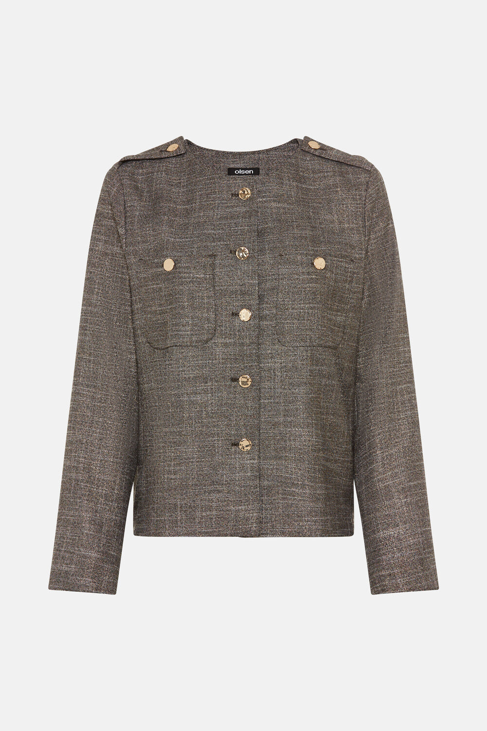 Subtle Shine Jacket in Black