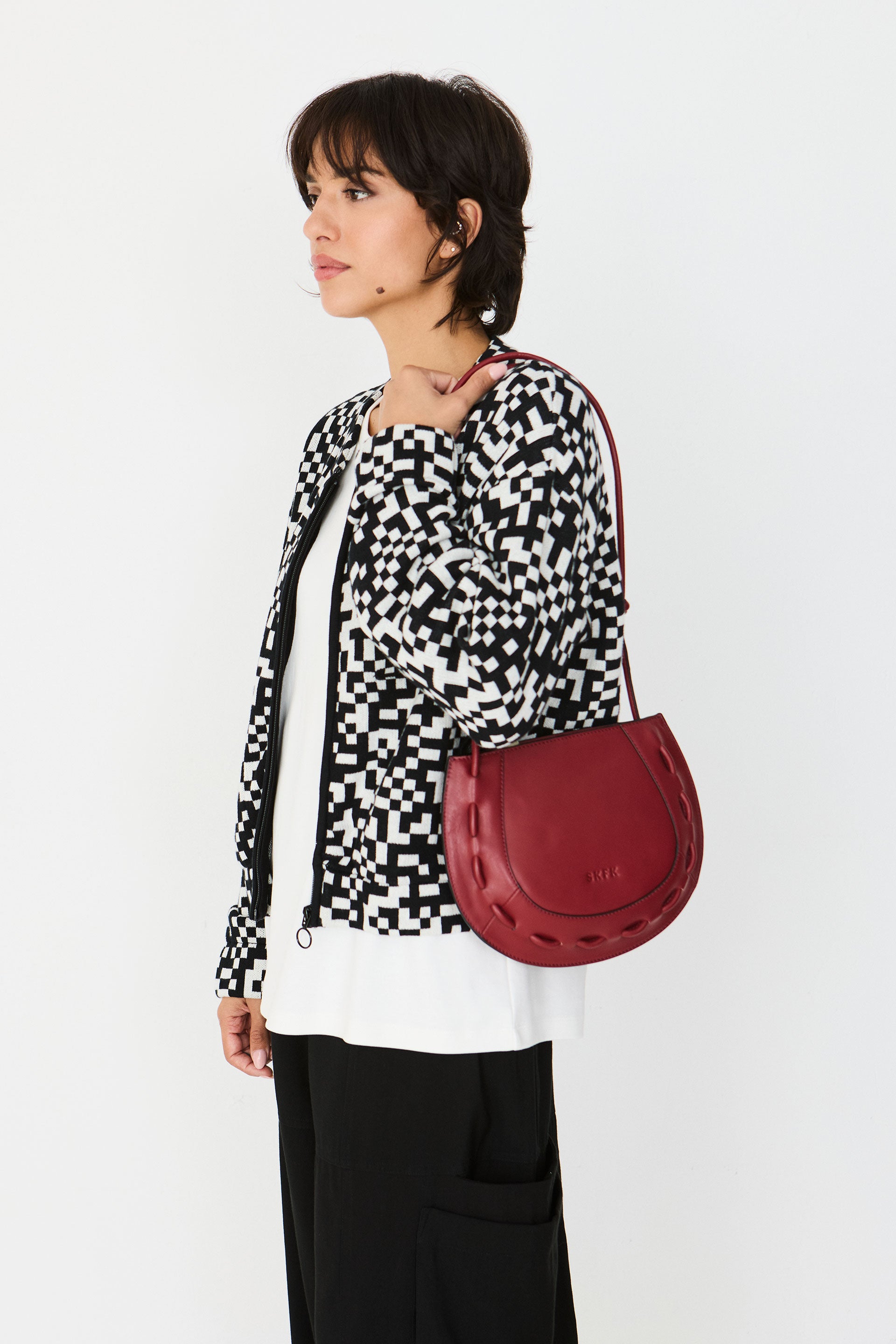 Bassa Bag in Burgundy