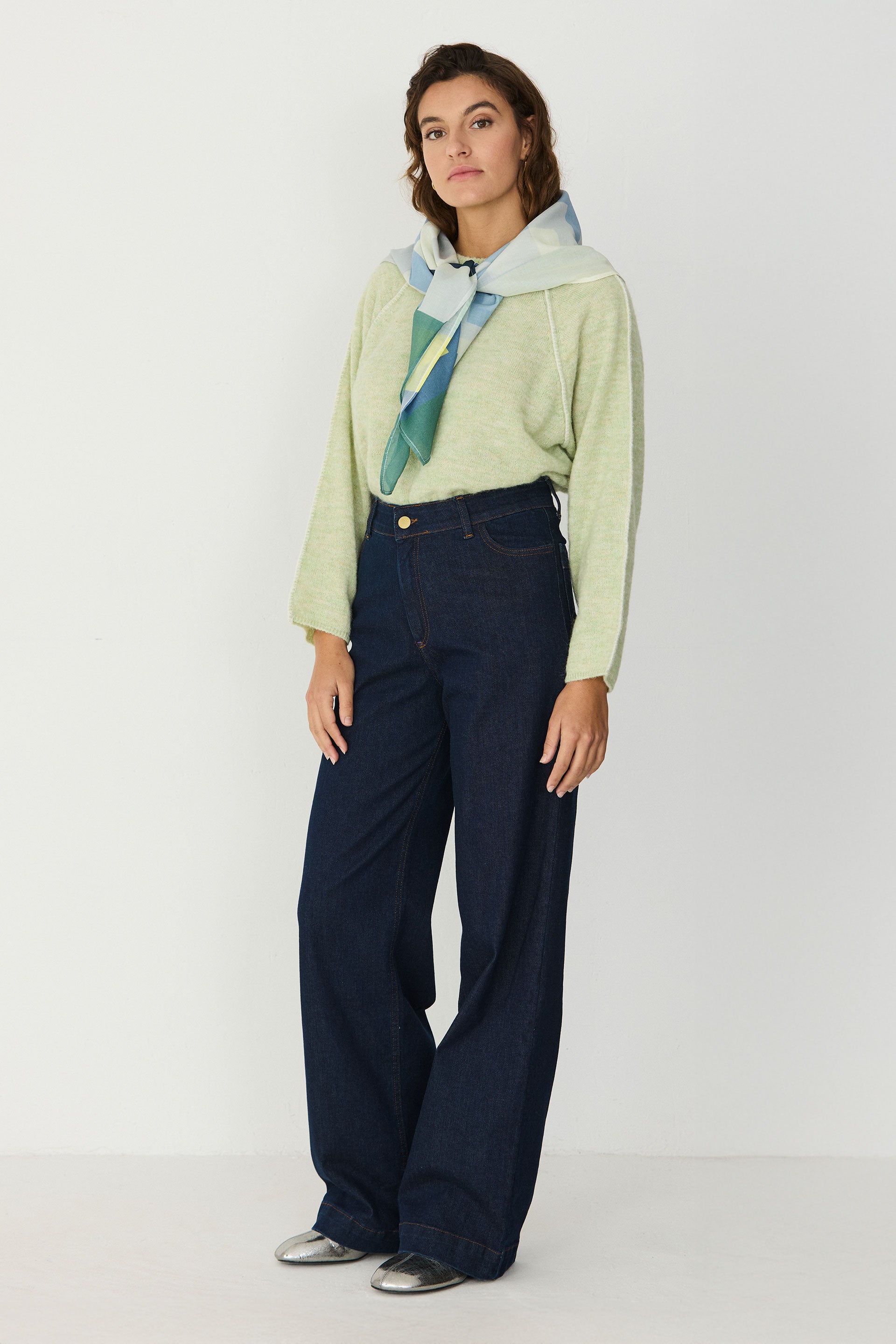 Ainhize Trouser in Dark Denim