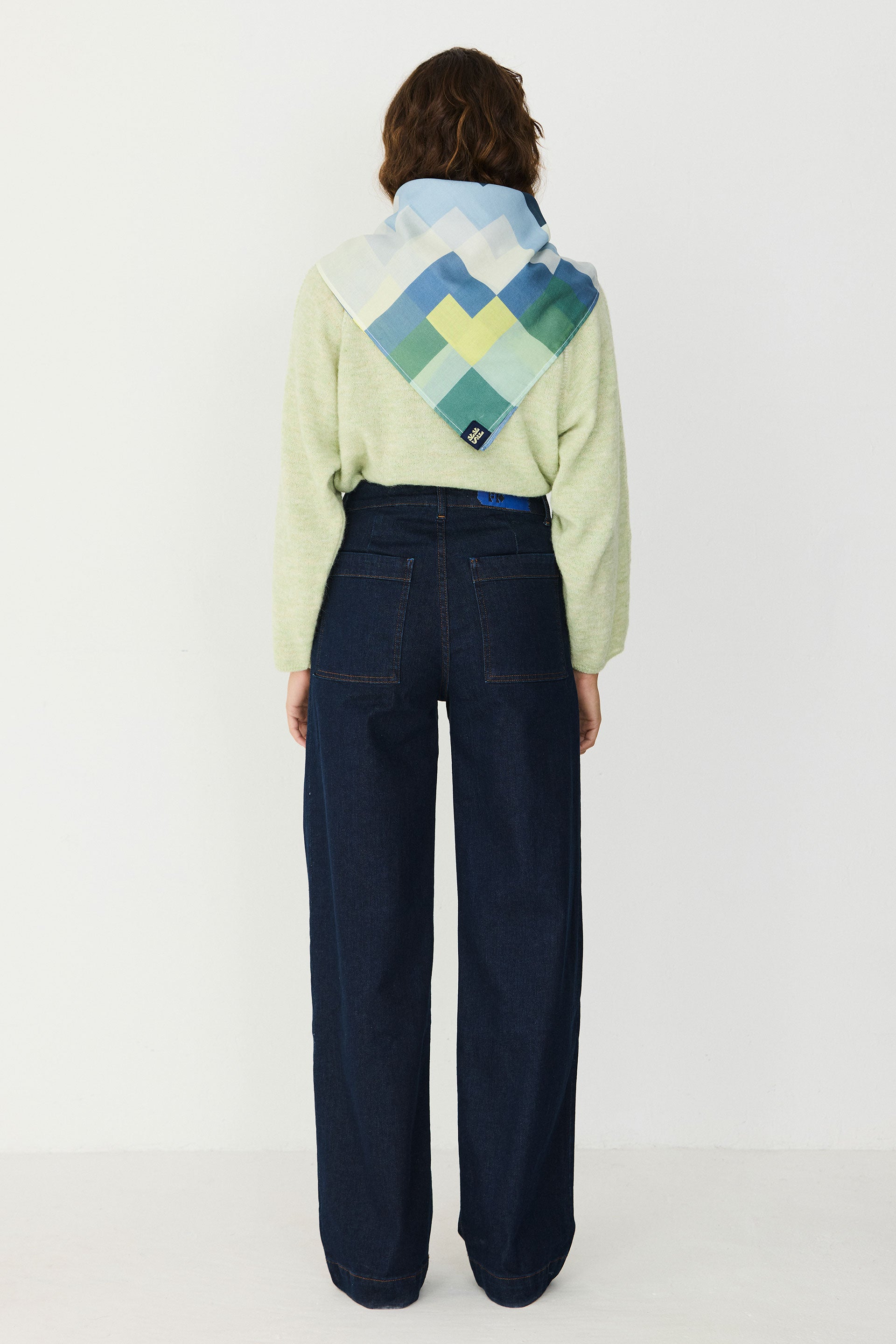Ainhize Trouser in Dark Denim