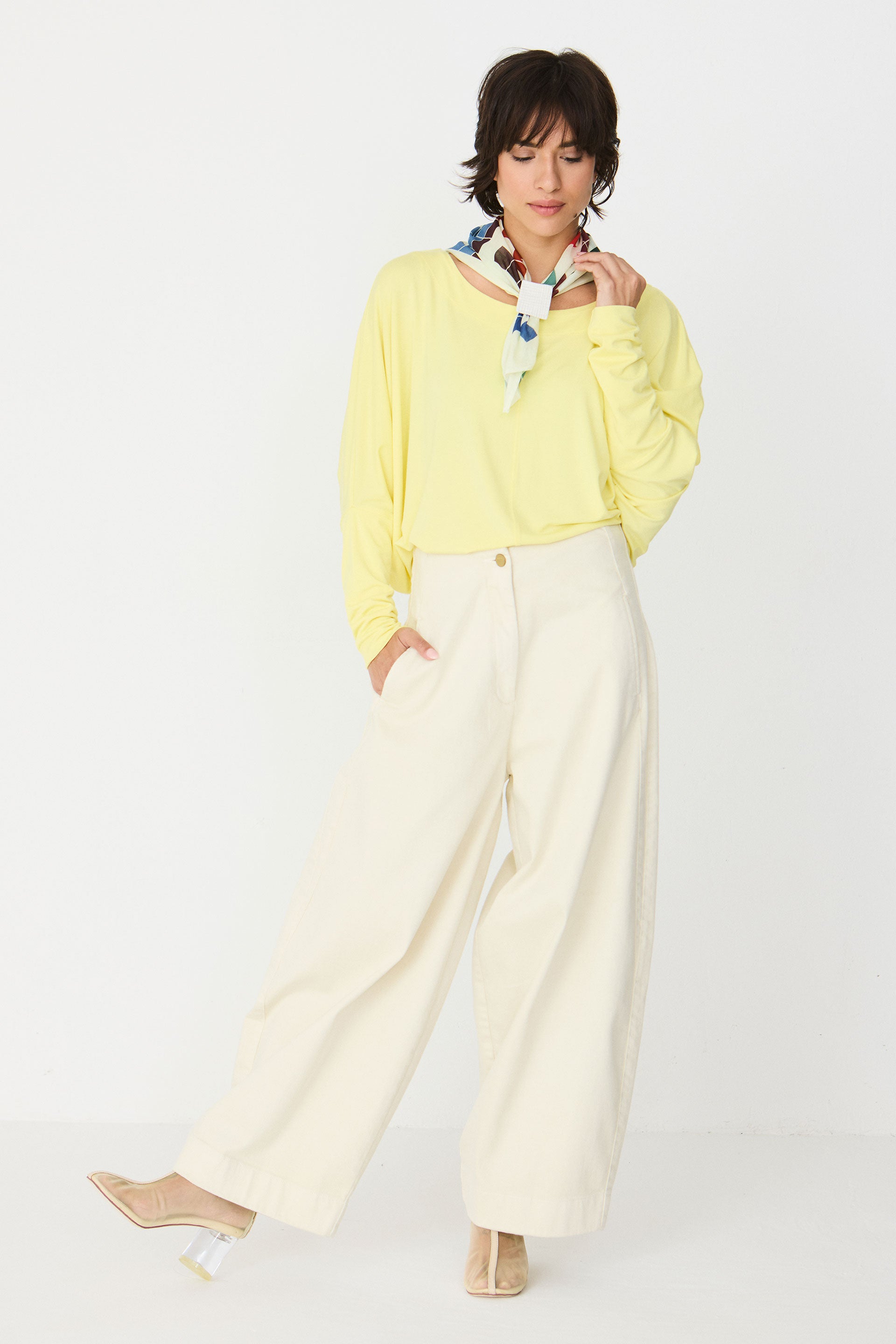 Mari-Gots Trouser in Off-White